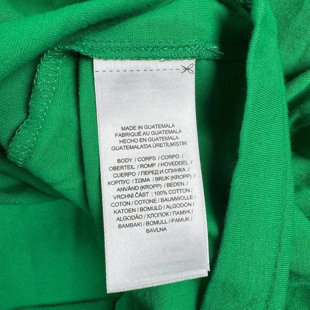Polo Ralph Lauren T-Shirt HOLE Mens 4XLT Green Script Logo Short Sleeve Tee NWT
